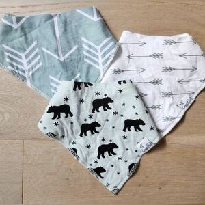 Copper Pearl Bandana Bibs